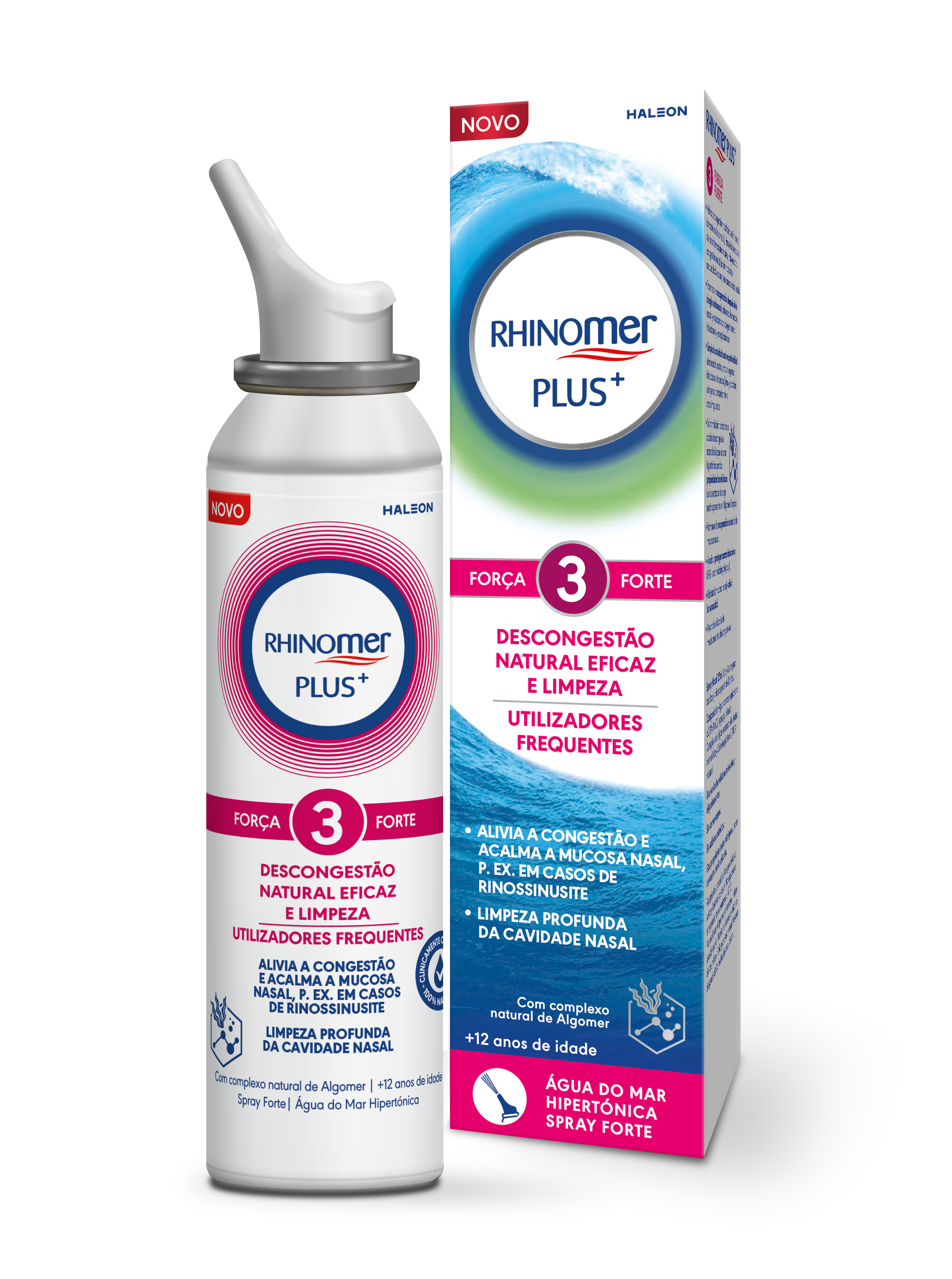 Rhinomer Plus+ Spray Nasal Força 3 - 125ml