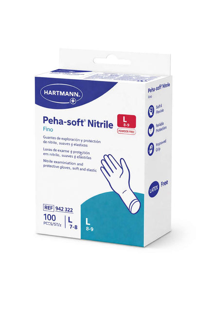 Peha-Soft Luva Nitrile Fino Tamanho L 10 unidades