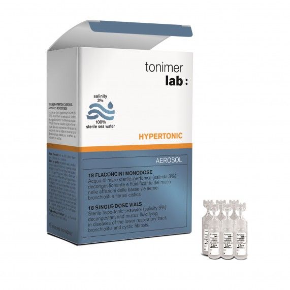 Tonimer Hipertónico Ampolas Aerossol 3mlx18