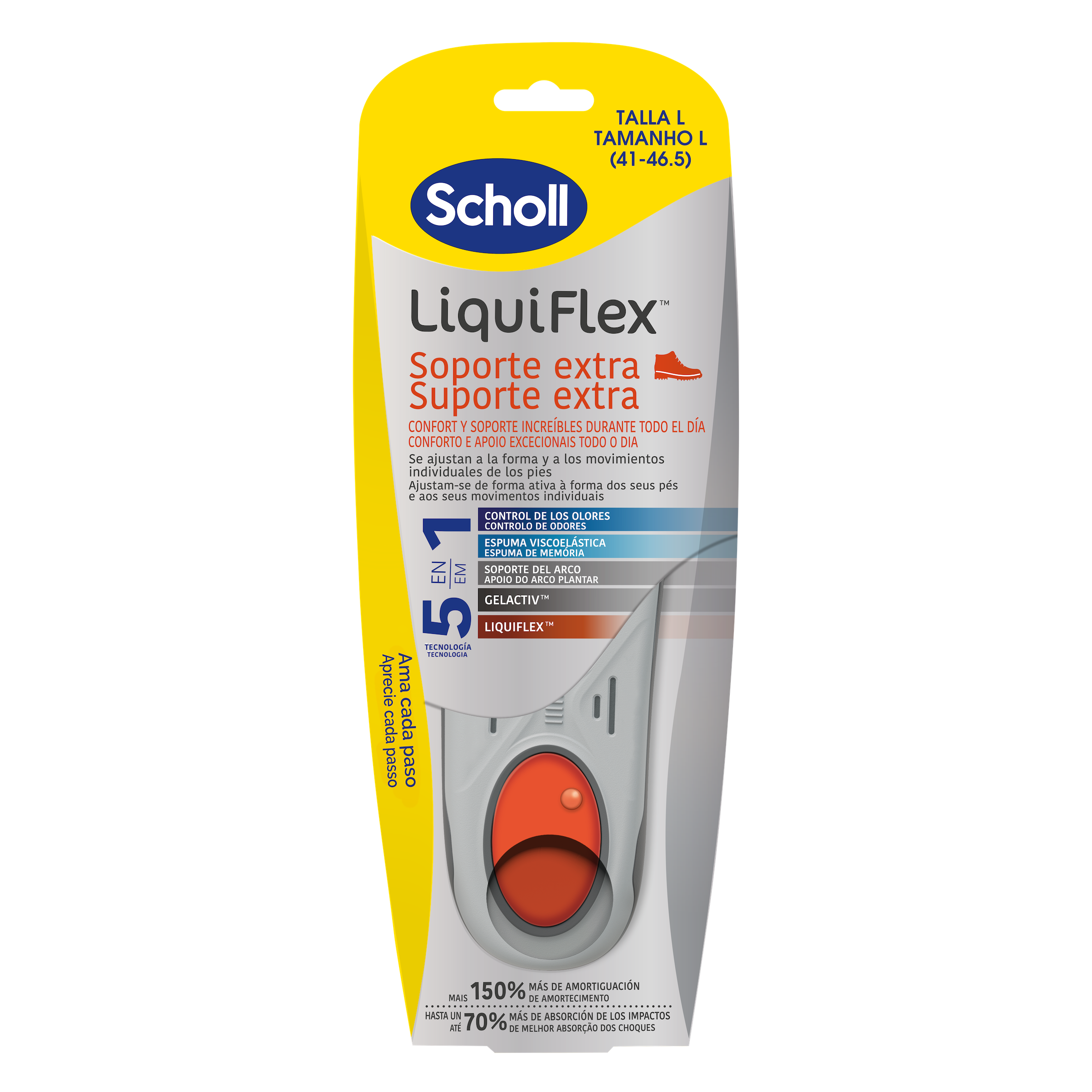 Scholl Liquiflex Palmilha Suport Extra L