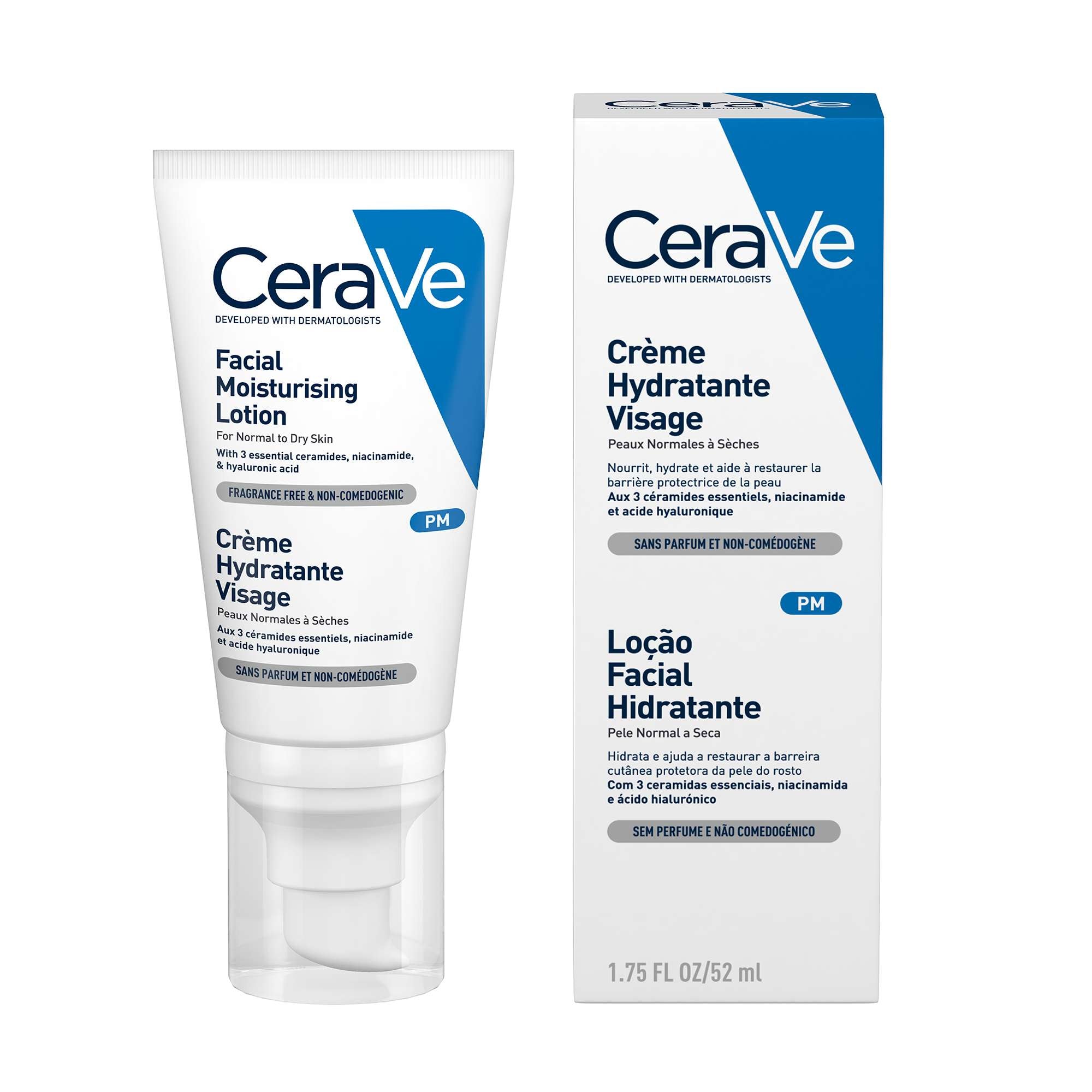 CeraVe Loção de Rosto Hidratante 52ml