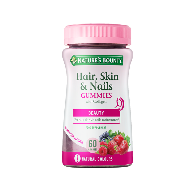 Nature's Bounty Cabelo Pele e Unhas 60 gomas