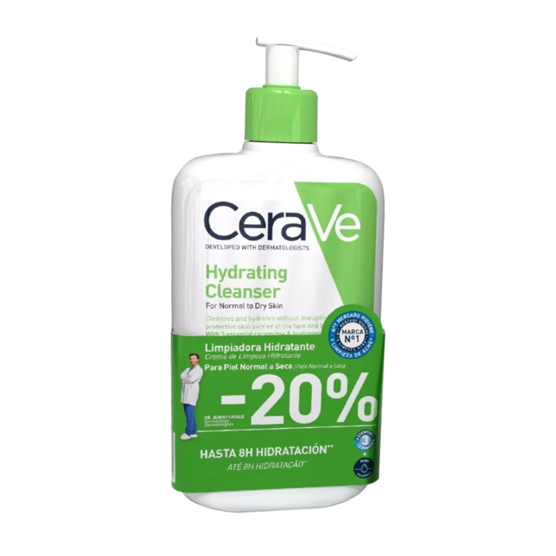 Cerave Creme Hidratante Limpeza - 473ml  Desconto -20%