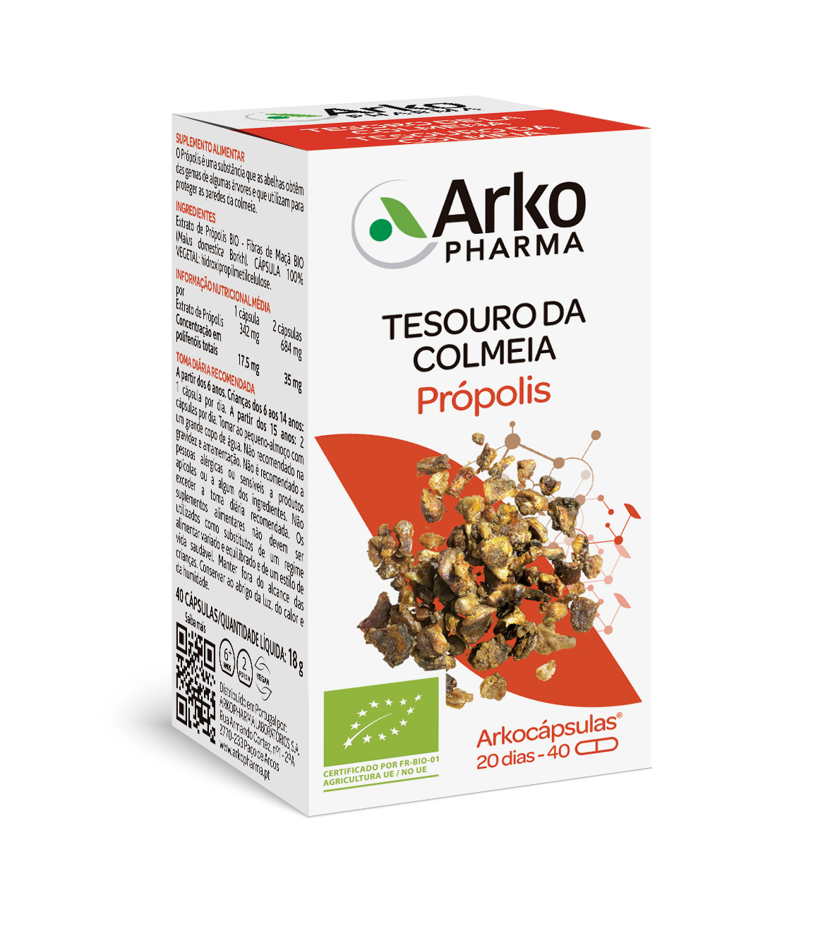 Arkocápsulas Própolis BIO 40 cápsulas