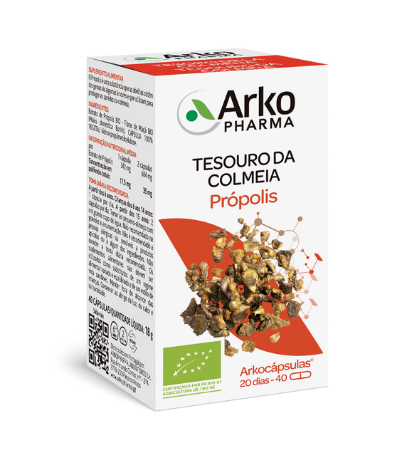 Arkocápsulas Própolis BIO 40 cápsulas
