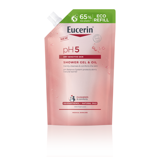Eucerin pH5 Gel Óleo Duche Recarga - 400ml