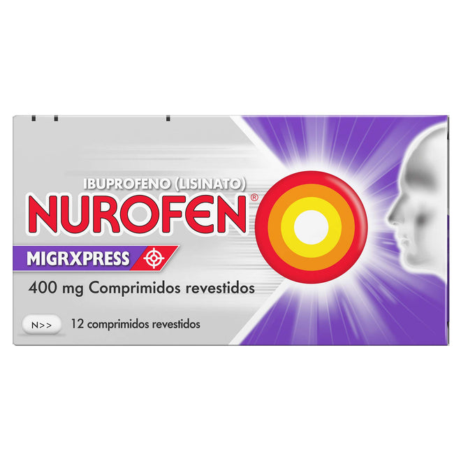 Nurofen Migrxpress, 400 Mg (X12 Comprimidos Revestidos)