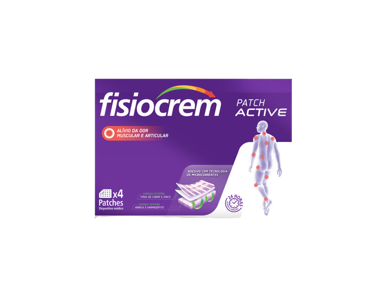 Fisiocrem Patch Active x4