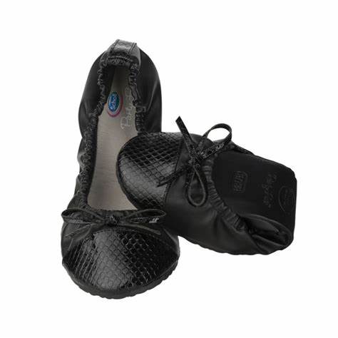 Scholl Pocket Ballerina Tamanho 39/40 Mulher Preto