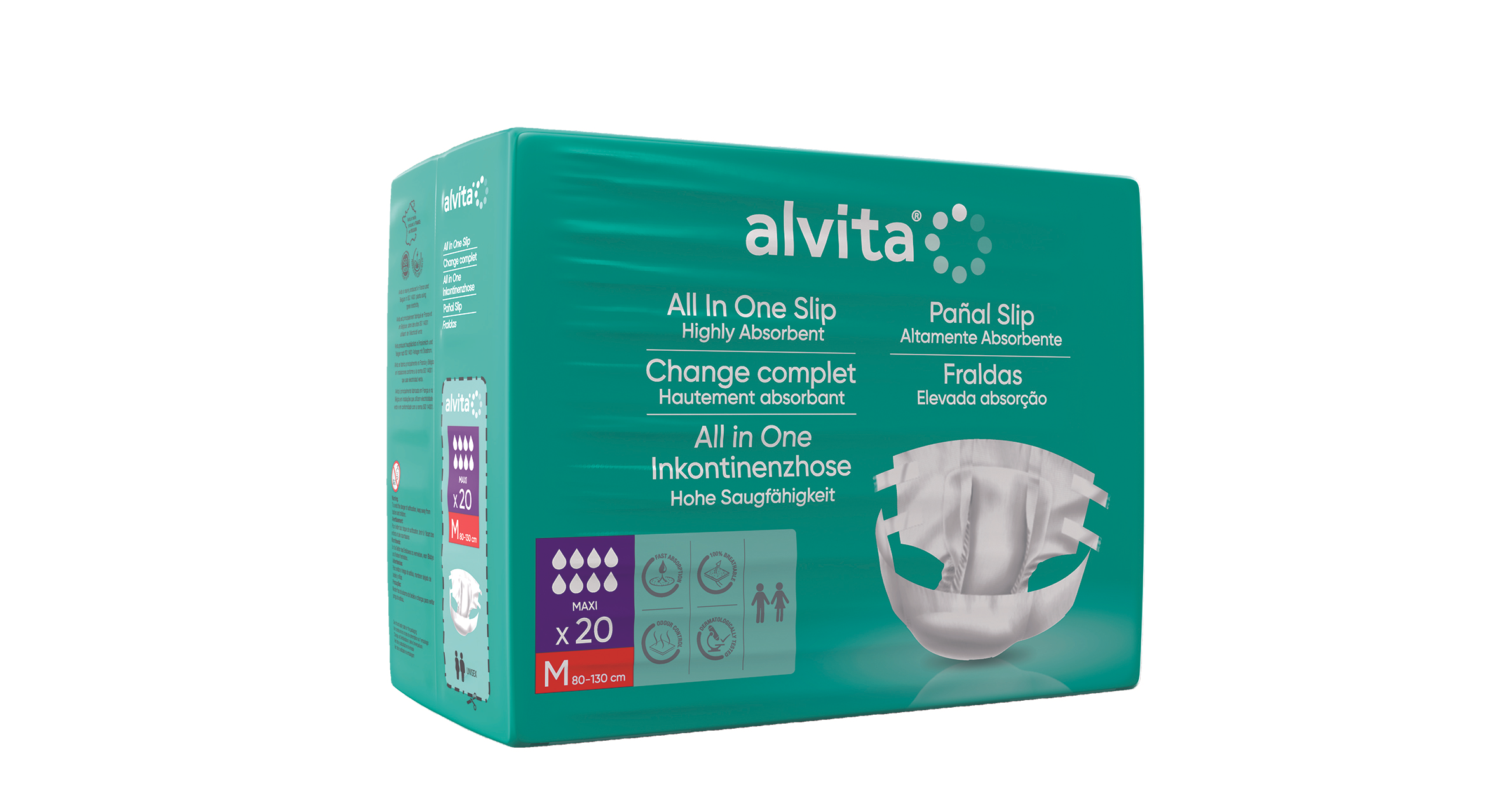 Alvita Fralda de Noite Maxi/Medium X20