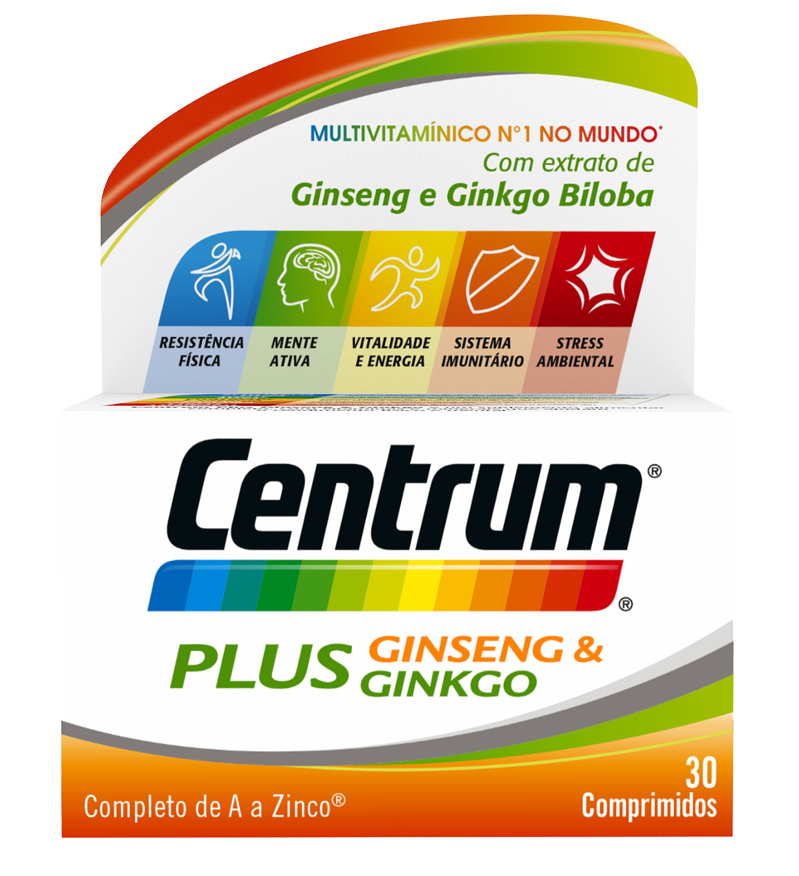 Centrum Plus Ginseng Ginkgo Comprimidos x30