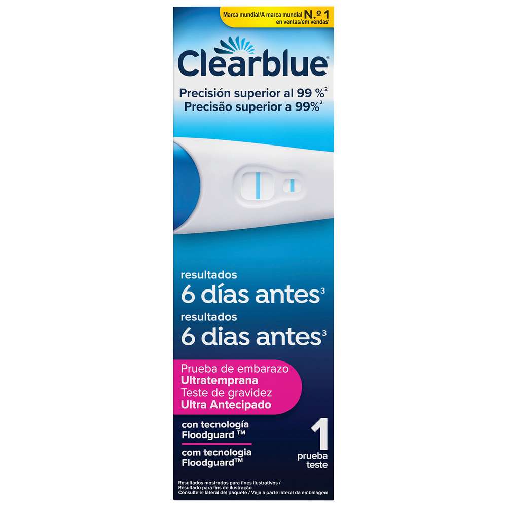 Clearblue Teste Gravidez 6 Dias (X1 Unidade)