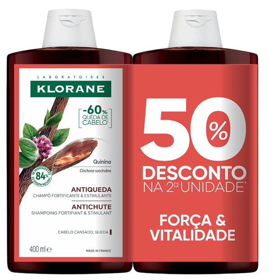 Klorane Capilar Quinina Bio Champô 50% Desc 2ªunidade