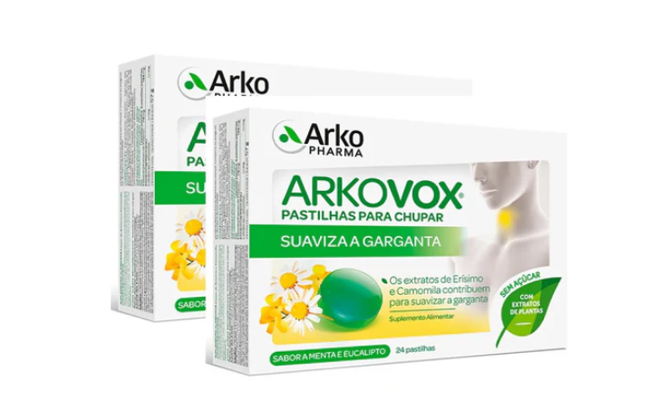 Arkovox Mentol/Eucalipto Pastilhas24x 2=1