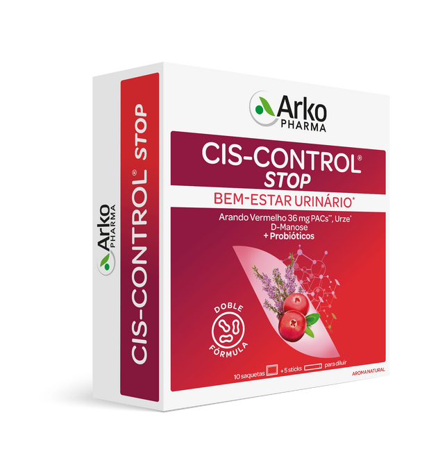 Cis-Control Stop 10 saquetas + 5 sticks