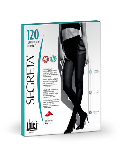 IBICI Collants Silhouette Derm 120 C36 T4
