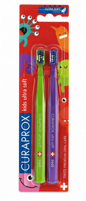 Curaprox Kids Escova de Dentes Little Bacteria Edition x2
