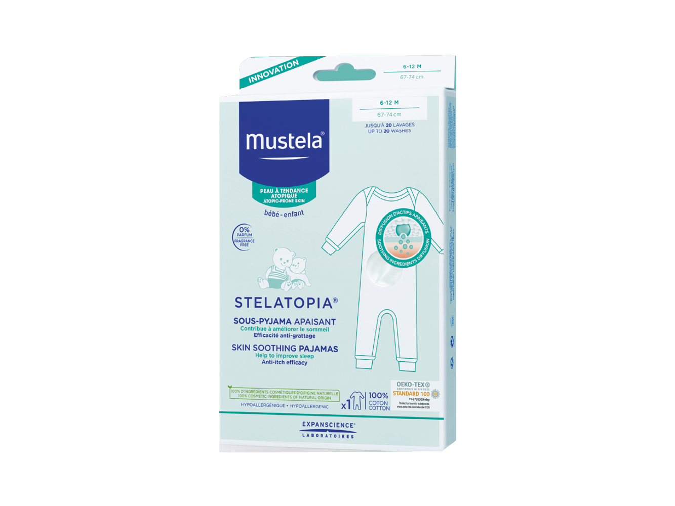 Mustela Bebé Stelatopia Pijama Calmante Cutâneo (6-12M)