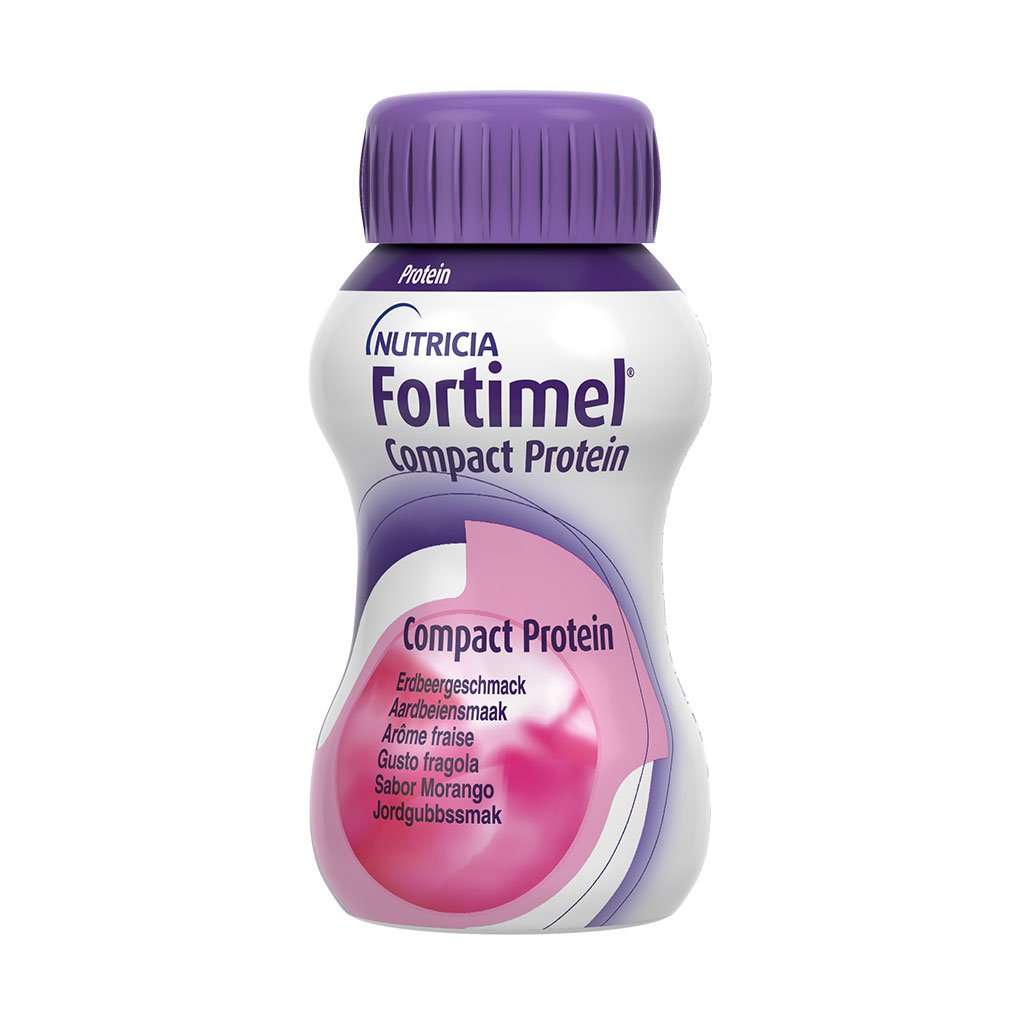 Fortimel Compact Protein Morango 125ml x4