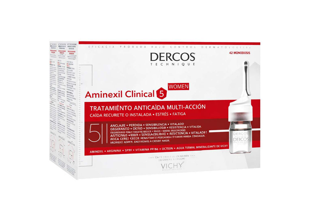 Dercos Aminexil Clinical Mulher Ampolas x42