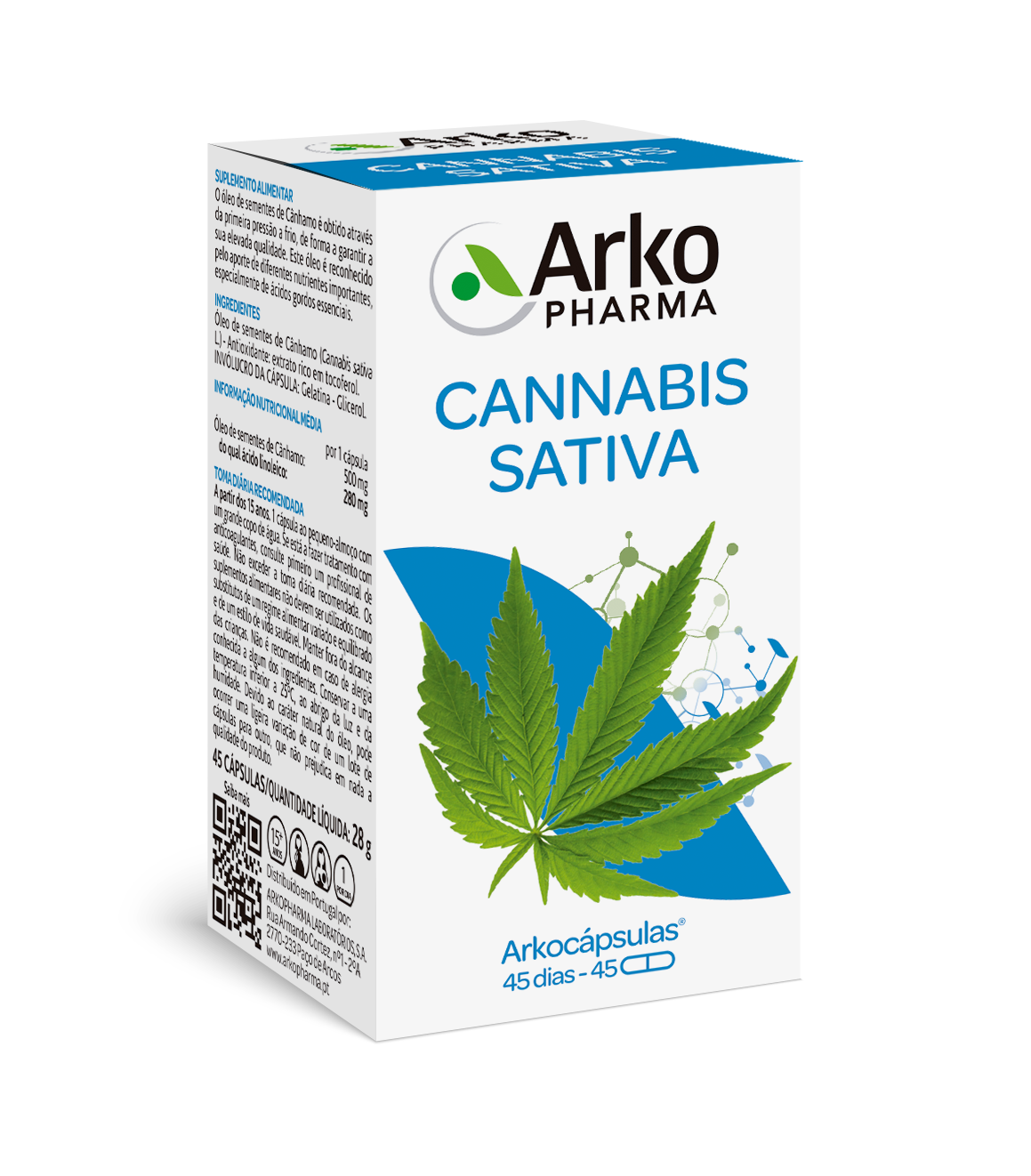 Arkocápsulas Cannabis Sativa X45 Cápsulas