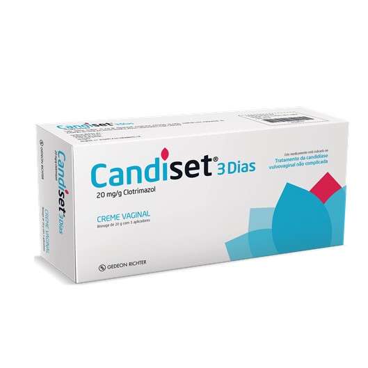 Candiset 3 dias , 20 mg/g Bisnaga creme vaginal - 20g