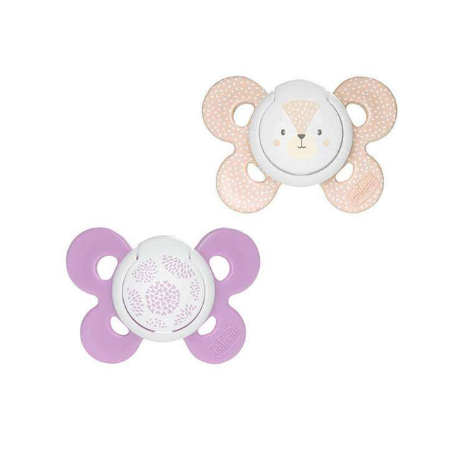 Chicco Chupeta Silicone Physio Comfort Rosa 6-16M x2