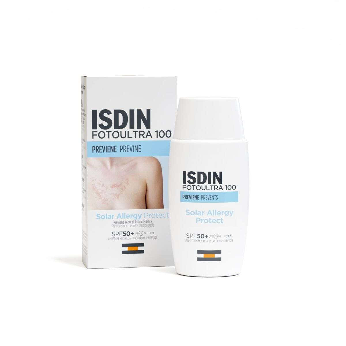 ISDIN FotoUltra Solar Allergy SPF100+ 50ML - Protetor solar para alergia ao sol