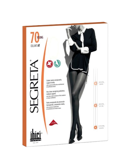 IBICI Segreta Collants Young 70  PRETO T5