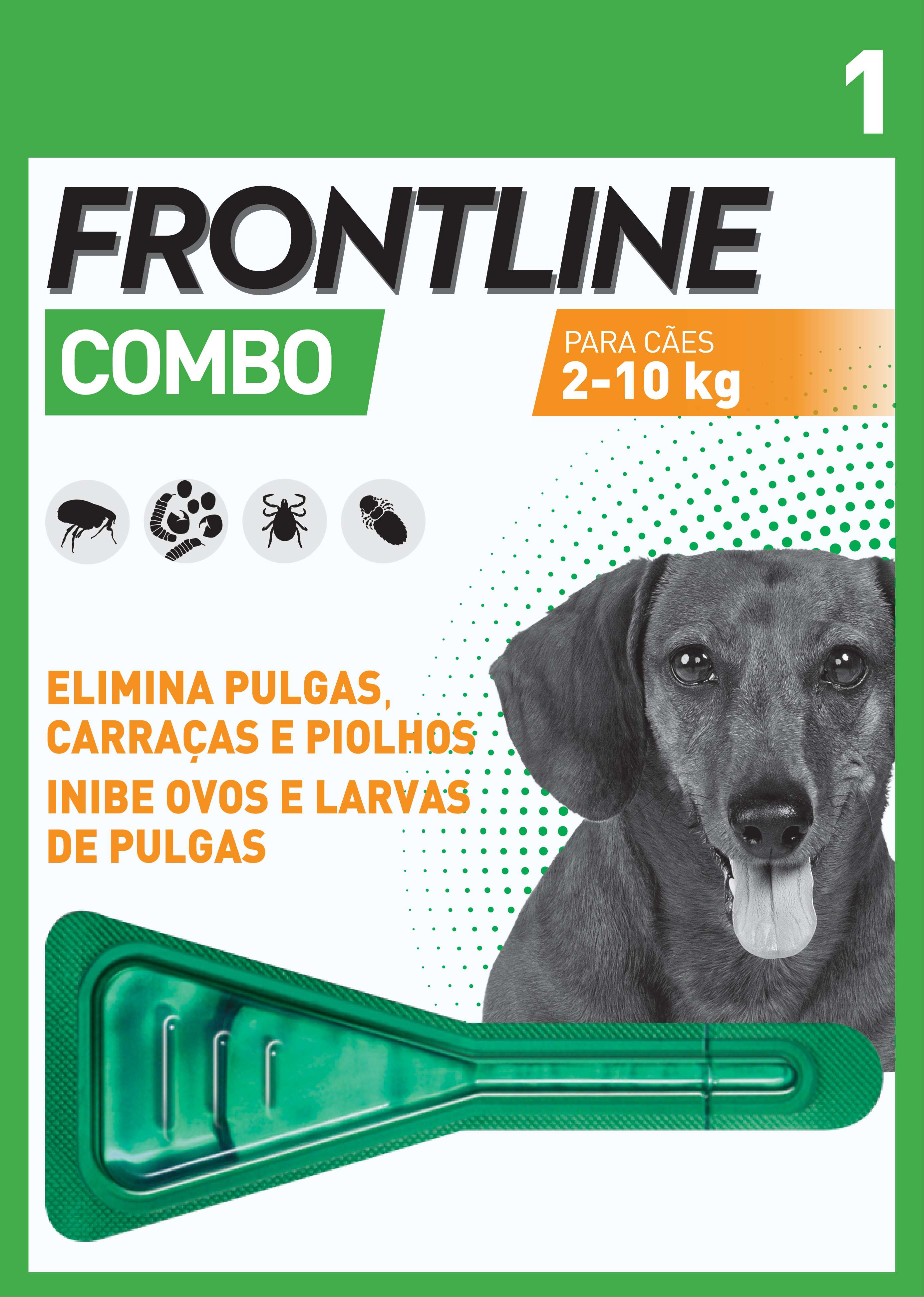 Frontline Combo Antiparasitário Cão 2-10kg 1 unidade