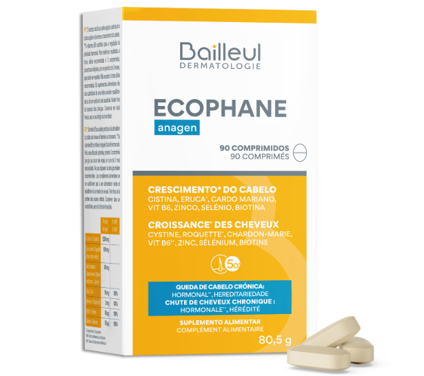 Ecophane Anagen Antiqueda - 90 Comprimidos