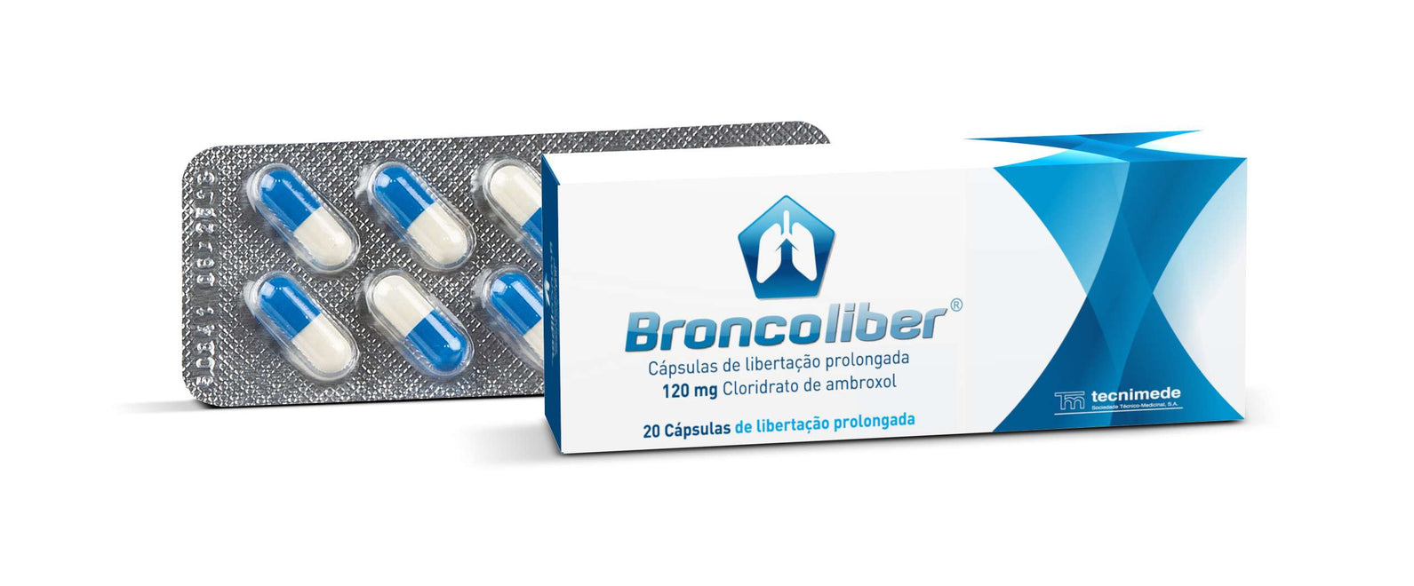 Broncoliber, 120 Mg (X20 Cápsulas Libertação Prolongada)