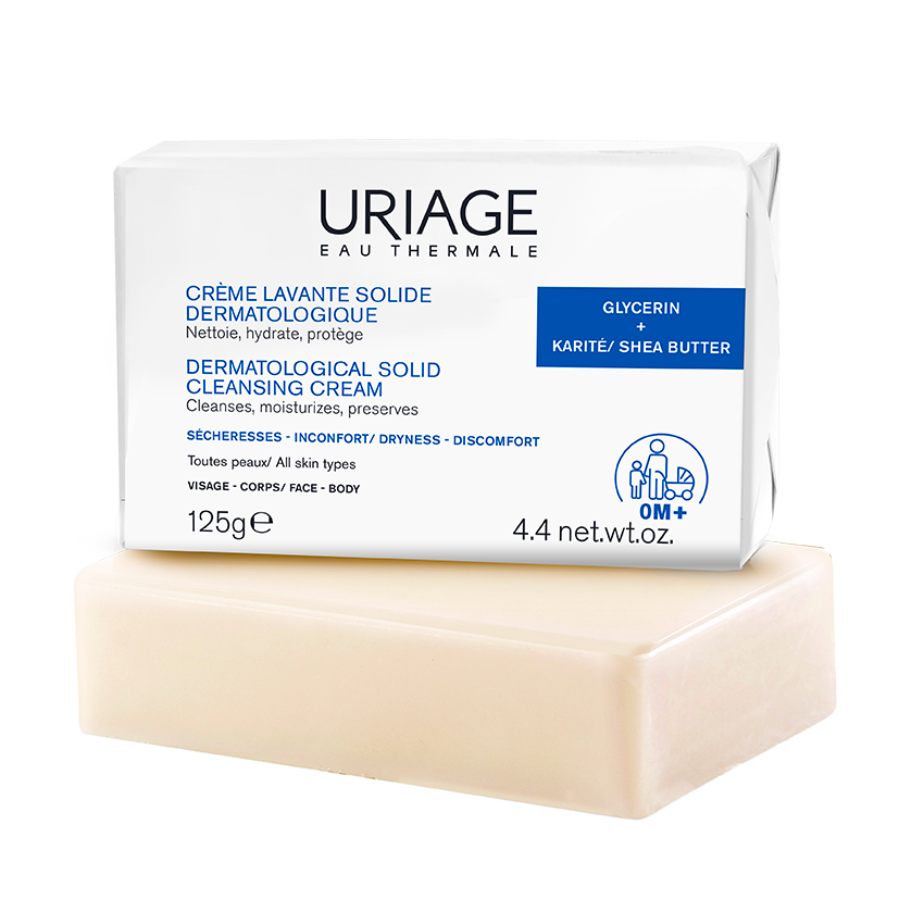 Uriage Creme Lavante Sabonete Sólido 125g