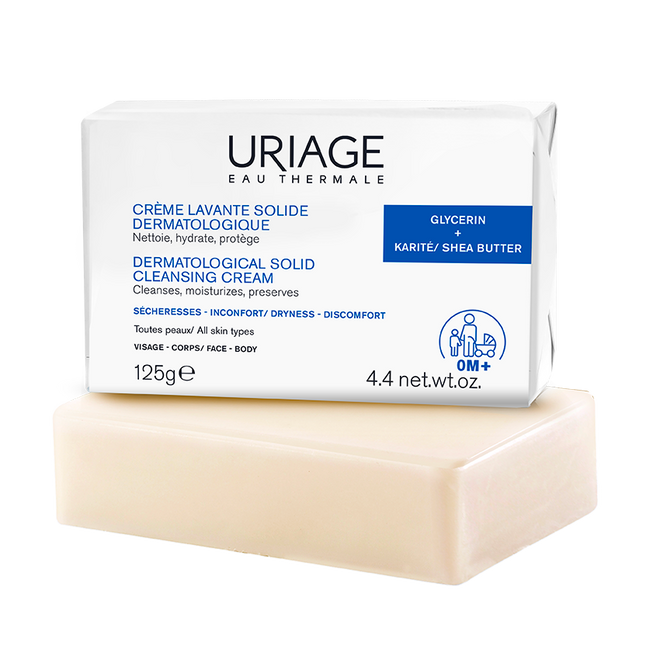 Uriage Creme Lavante Sabonete Sólido 125g