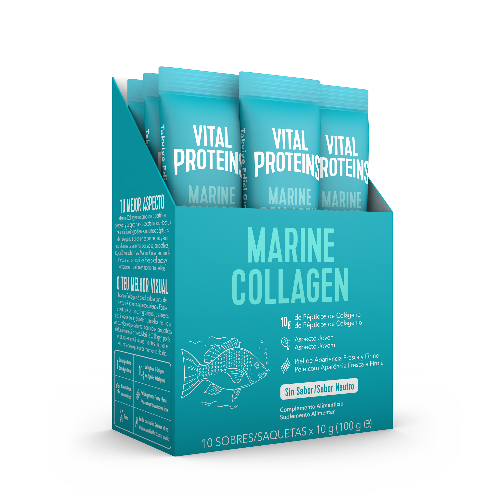 Vital Proteins Colagénio Marinho Saquetas x10