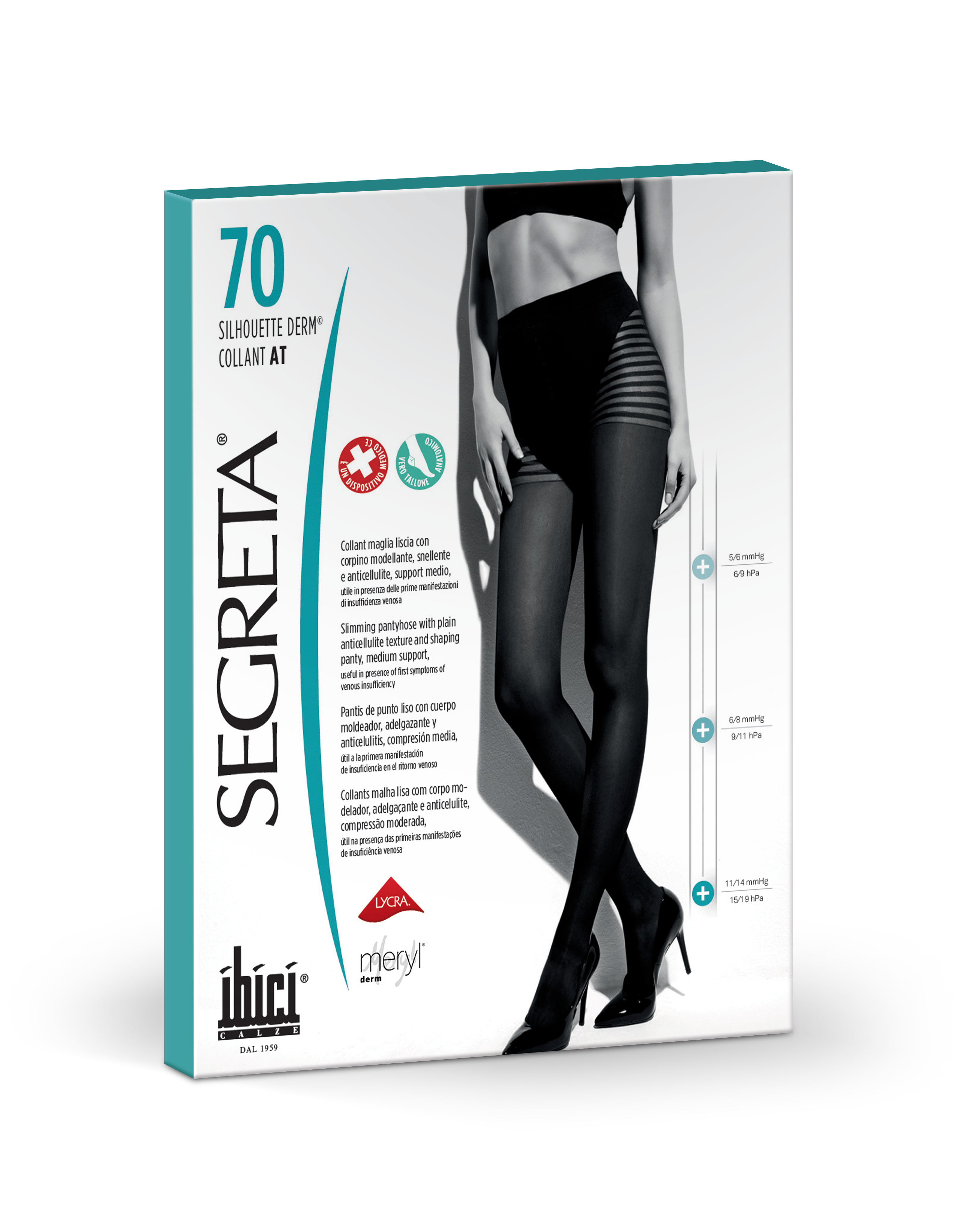 IBICI Segreta Collants Silhouette Derm 70 C36 T2
