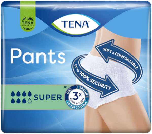 Tena Pants Super Cuecas _Tamanho S (x12 unidades)