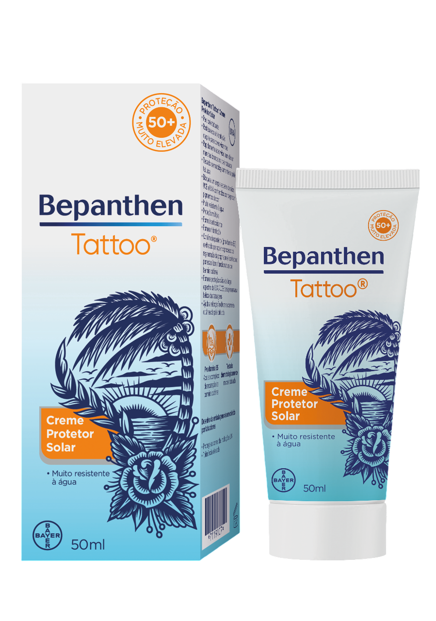 Bepanthene Tattoo Creme Protetor Solar FPS50+ 50ml