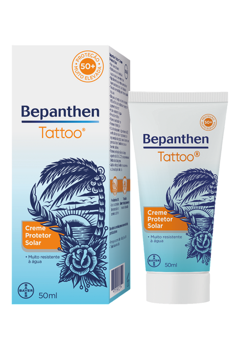 Bepanthene Tattoo Creme Protetor Solar FPS50+ 50ml