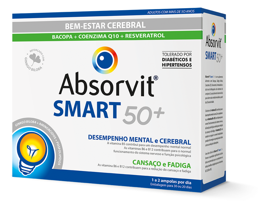 Absorvit Smart 50+ Ampolas 10ml x30