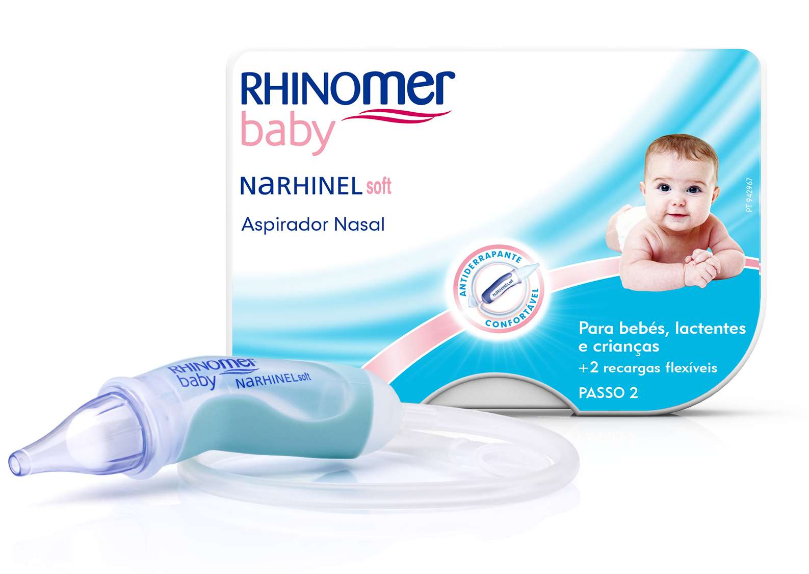 Rhinomer baby Narhinel soft Aspirador nasal, Caixa 1Unidade(s)