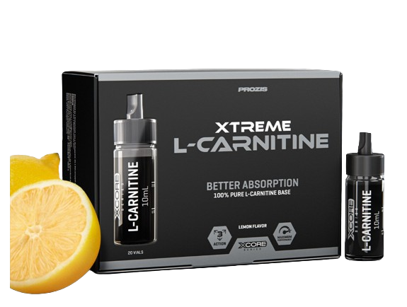 Prozis Xtreme L-Carnitine 20 Vials Limão 200ml