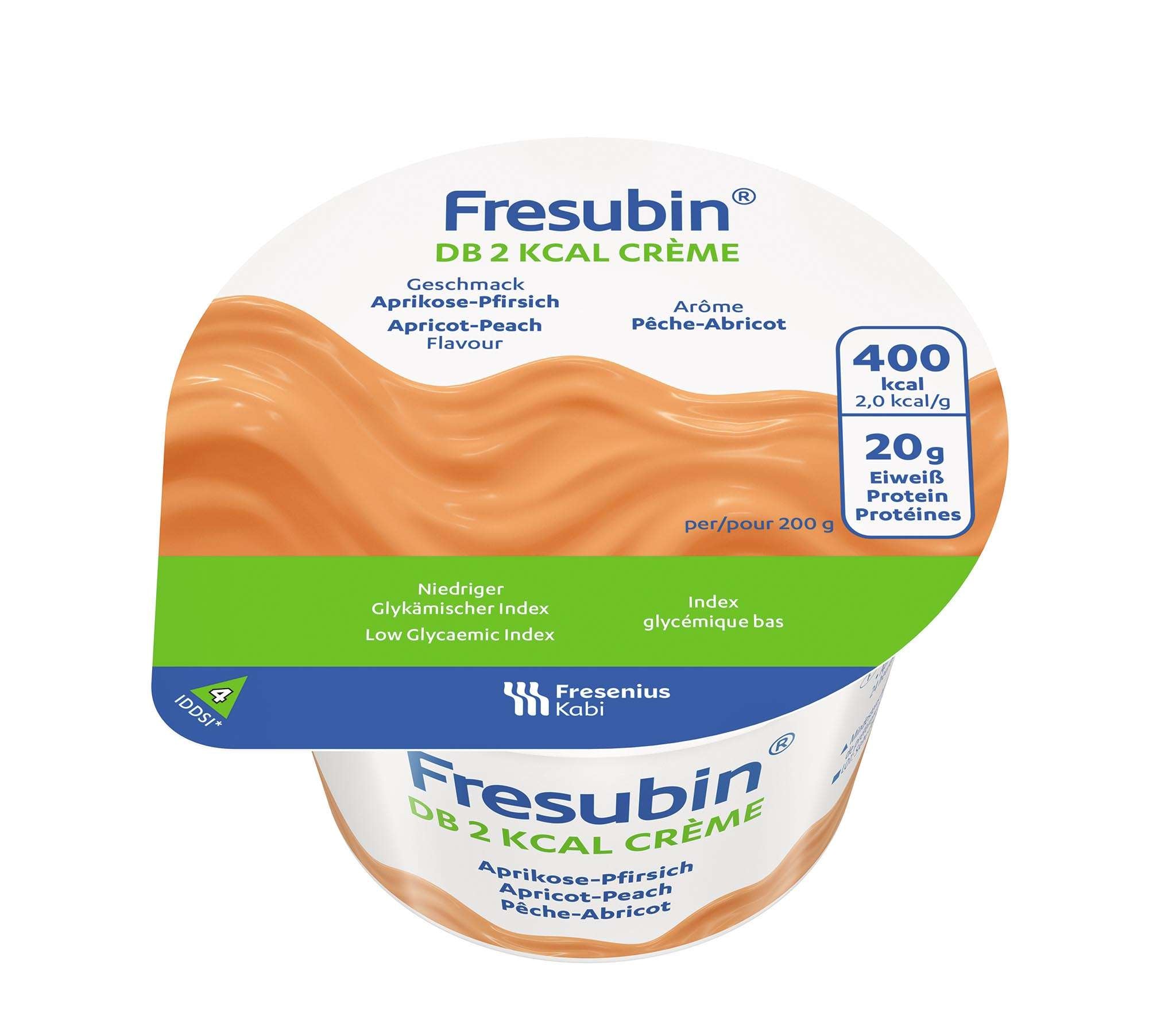 Fresubin DB 2KCAL Creme Pêssego-Alperce 4x200ml