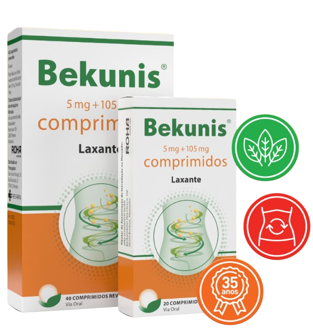 Bekunis Laxante Bisacodil 5mg 40 comprimidos revestidos