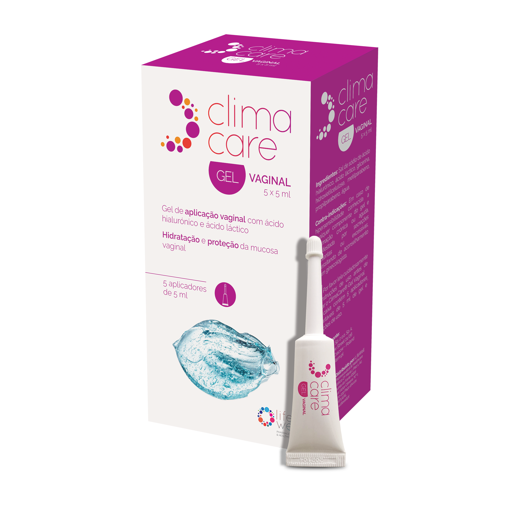 Climacare Gel Vaginal Unidose - 5ml (x5 unidades)