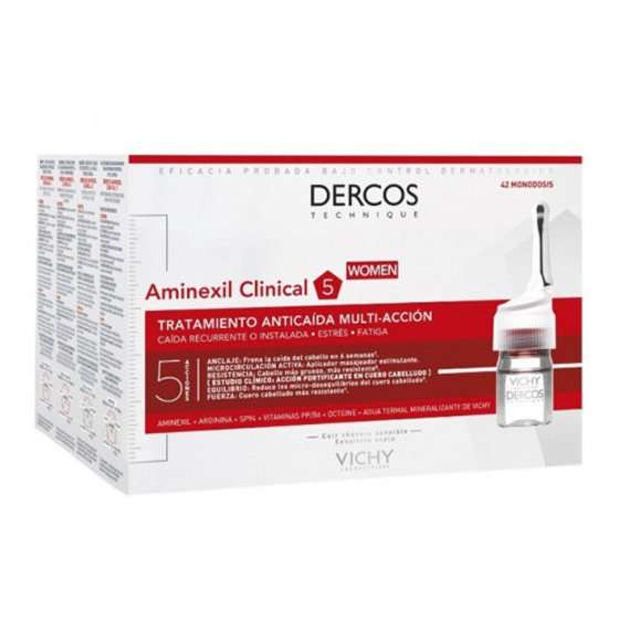 Dercos Aminexil Clinical Mulher Ampolas x42