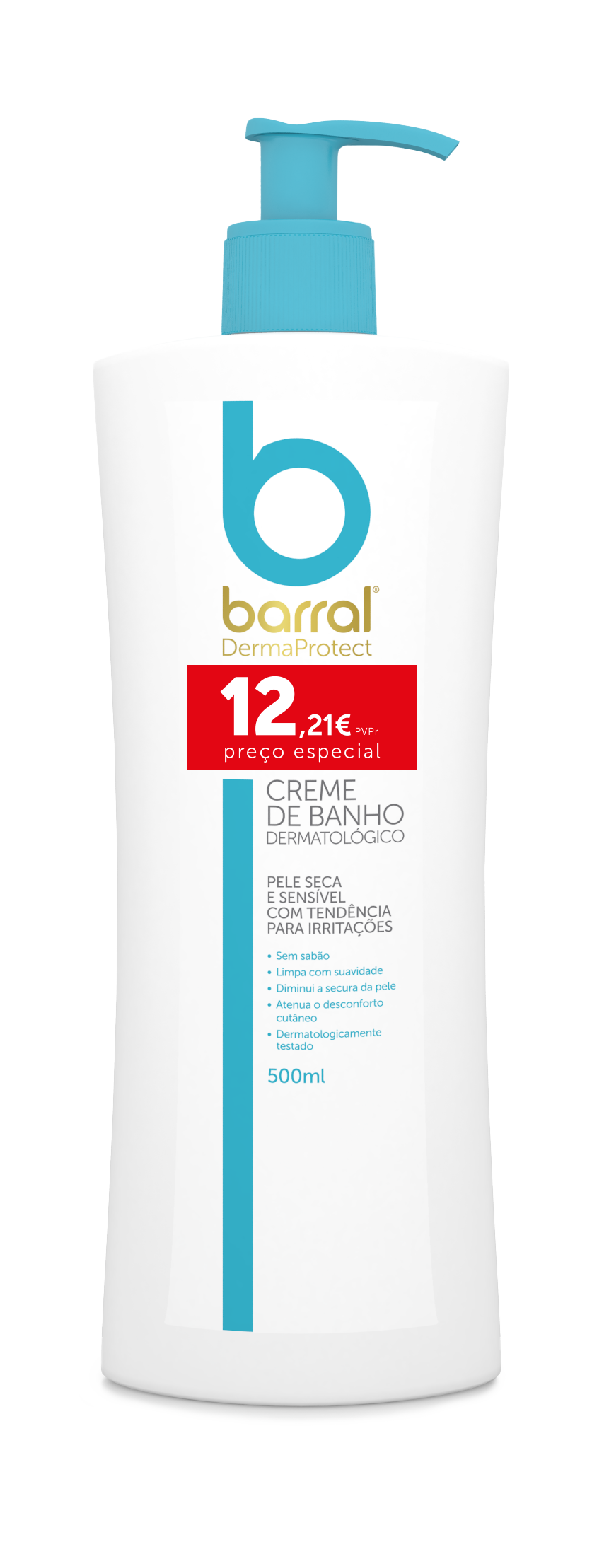 Barral Dermaprotect Creme Banho - 500ml Preço Especial