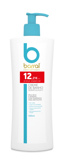 Barral Dermaprotect Creme Banho - 500ml Preço Especial