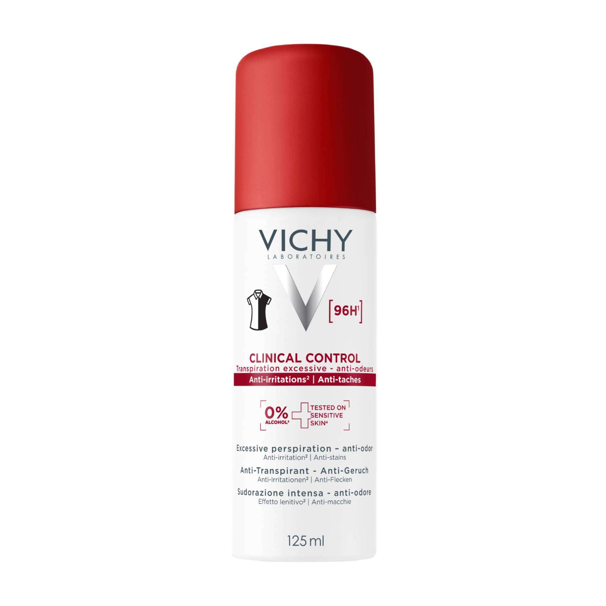 Vichy DEO Clinic Control Aerossol Desodorizante Antitranspirante 125ml