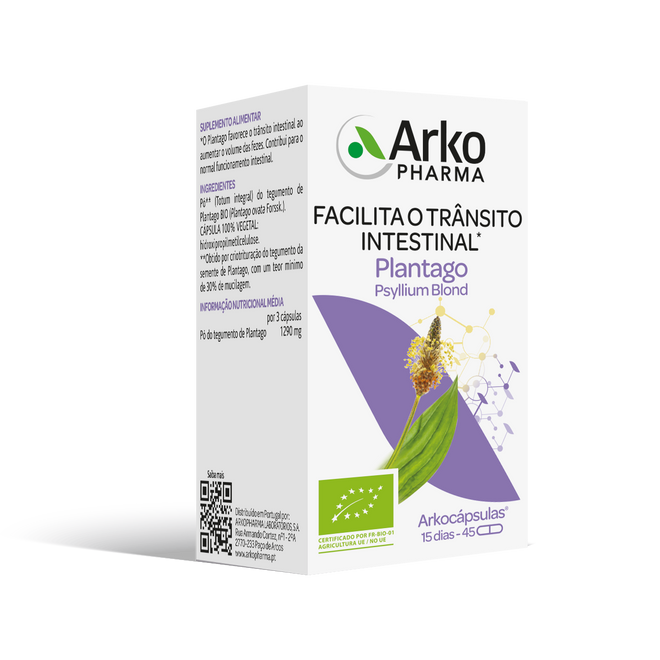 Arkocápsulas Plantago BIO 45 cápsulas